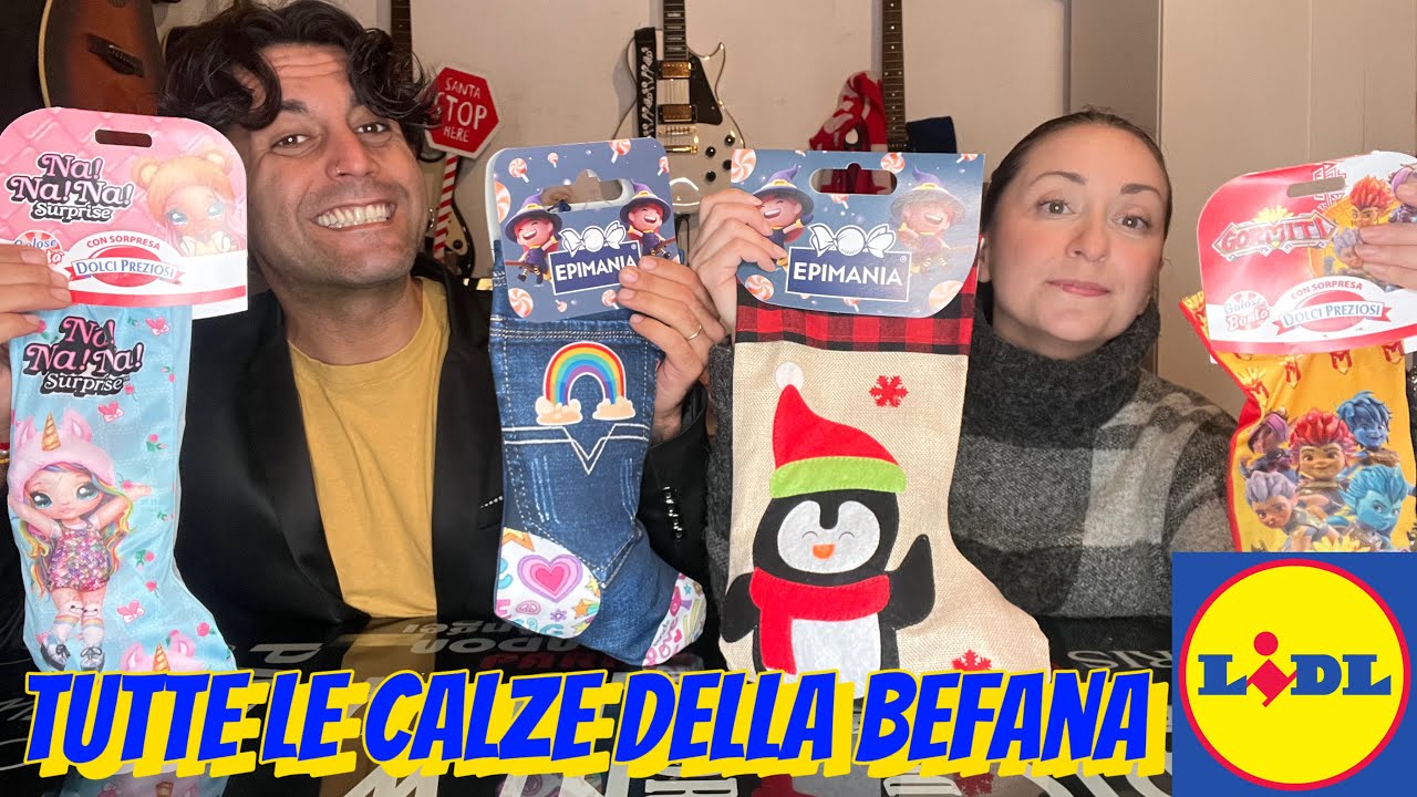 Apriamo TUTTE le calze della BEFANA LIDL