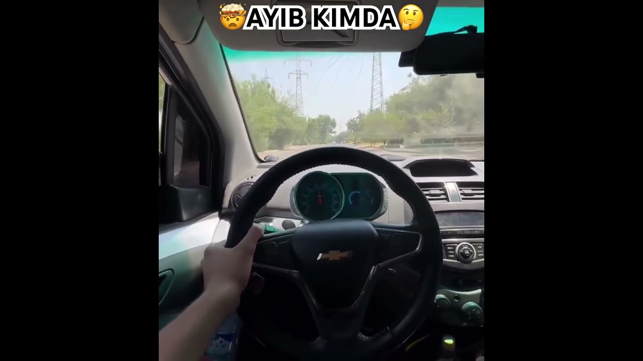 TEZLIK OQIBATIDA CHEVROLET MASHINAMIZNI KAPOTI SINIB KETDI. 