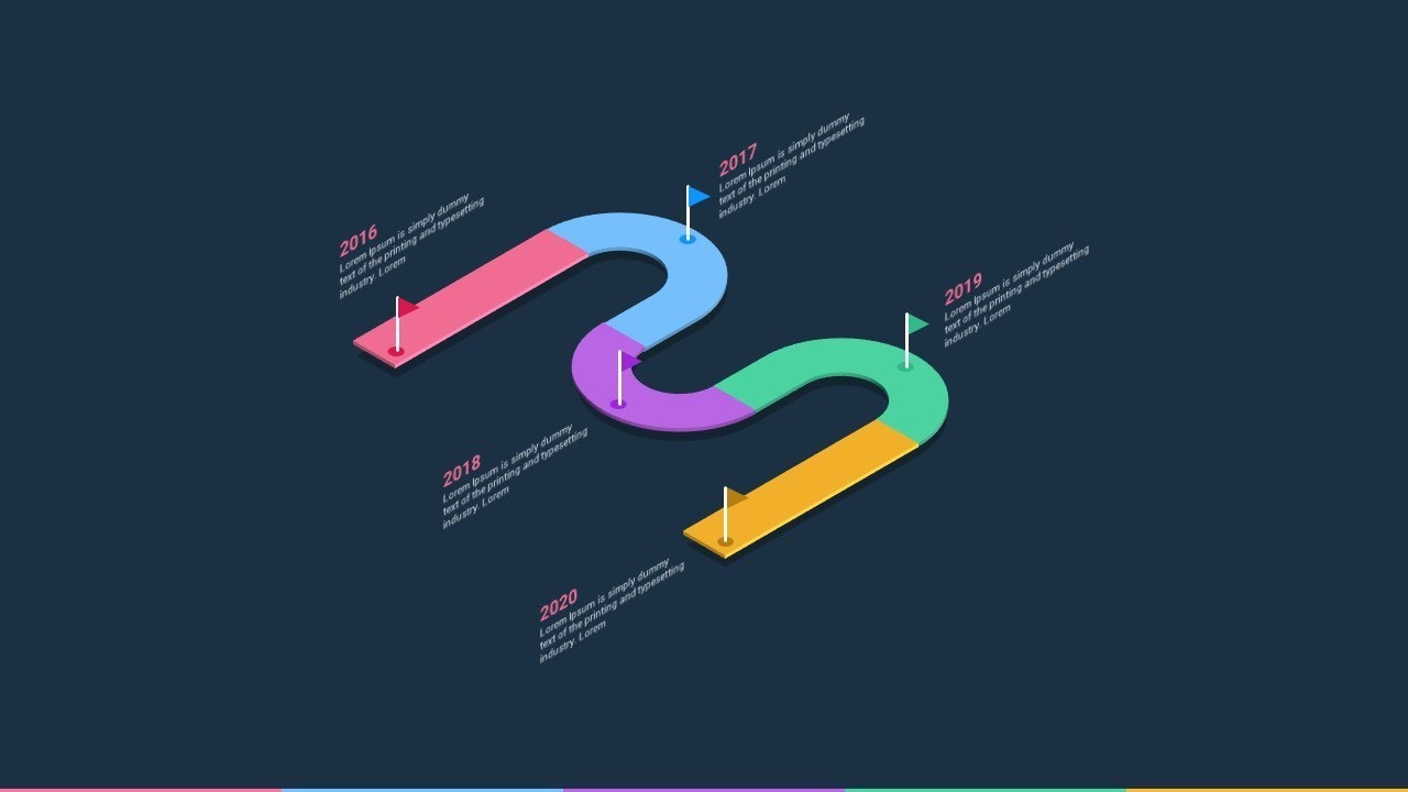 Download How To Make A Isometric Timeline Infographic in Powerpoint | Powerpoint Show