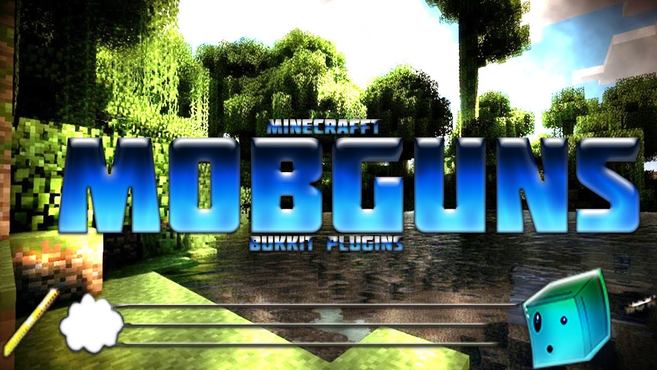 MINECRAFT MOD PLUGIN - MOBGUNS - YouTube