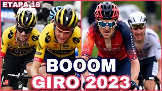 RESUMEN ETAPA 16 ➤ GIRO de ITALIA 2023 🇮🇹 Por Fin Batalla