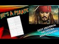 Hes a pirate  easy universal arrangement full score