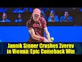 Jannik Sinner Crushes Zverev in Vienna: Epic Comeback Win | ATP Tour Tennis Highlights