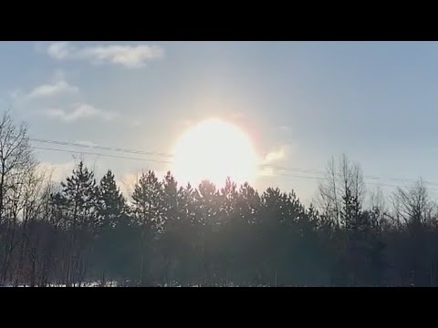 Rare 'Sun Dog' caught on camera