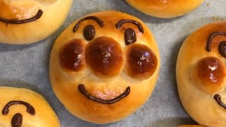アンパンマンパン♡【中身は手作りさつまいも餡】本パン屋が作る