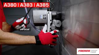 Pneumatic Steel Strapping Tools for Heavy applications - A380 - A383-A385