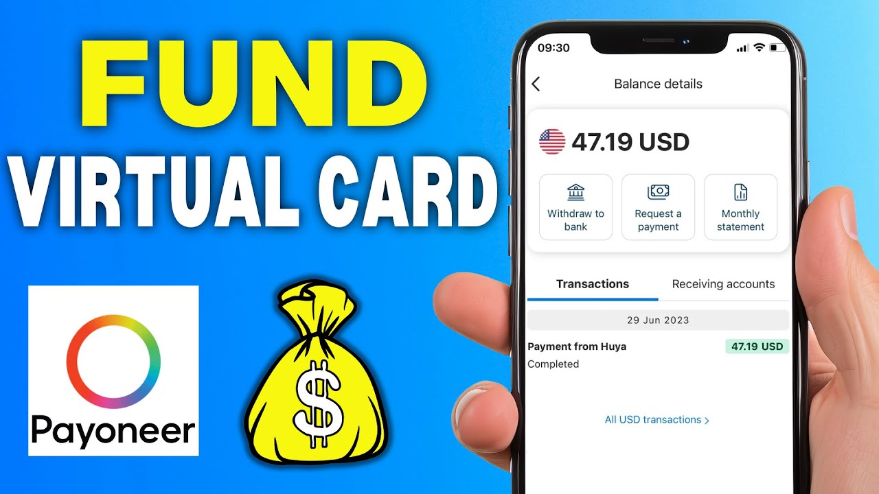 Как пополнить виртуальную карту Payoneer (2025)