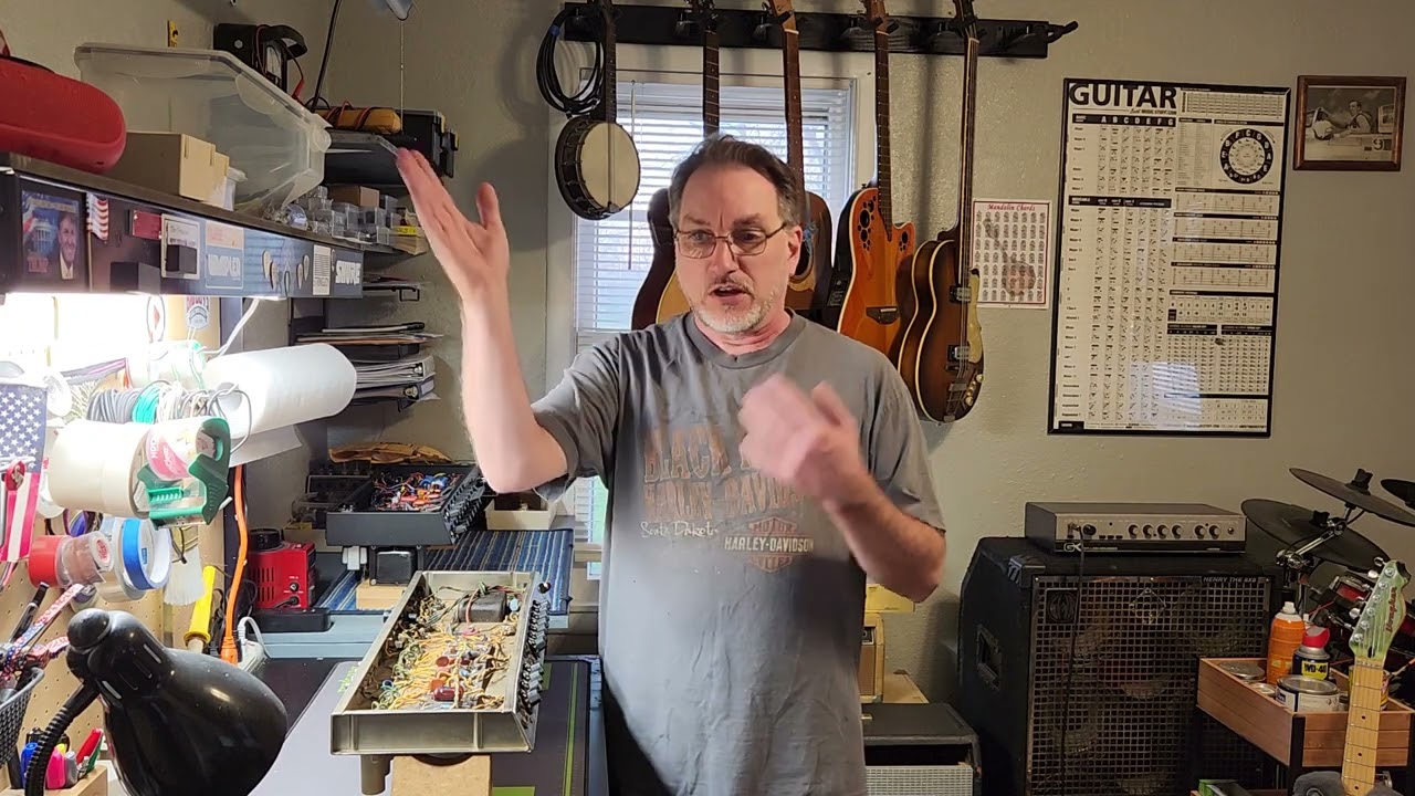 Sunday afternoon with a fender twin and a boogie headache.