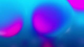 Abstract morphing blue blobs motion background with pink highlights