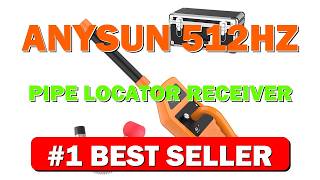Anysun 512Hz Pipe Locator Receiver and 512Hz Sonde Transmitter for Sewer Inspection, - B0BP7RP3F2
