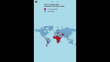 Day 12 trying to get subscriber from every country #mapping #viral #edit