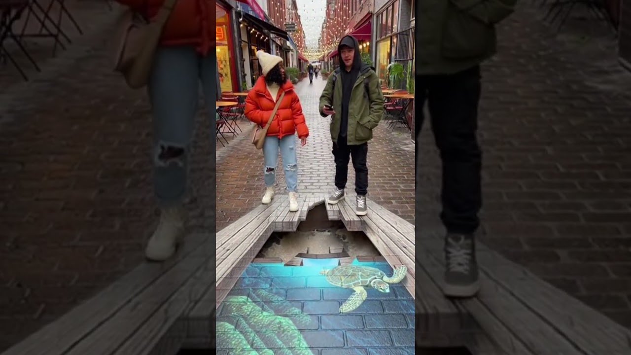 Real Magic or Hidden Stage? 🤔 Shocking Street Illusion