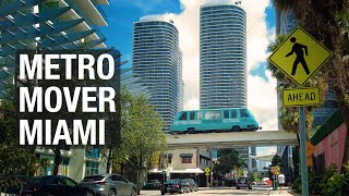Riding the FREE Metromover in Miami 🚆 | Brickell to Downtown Views