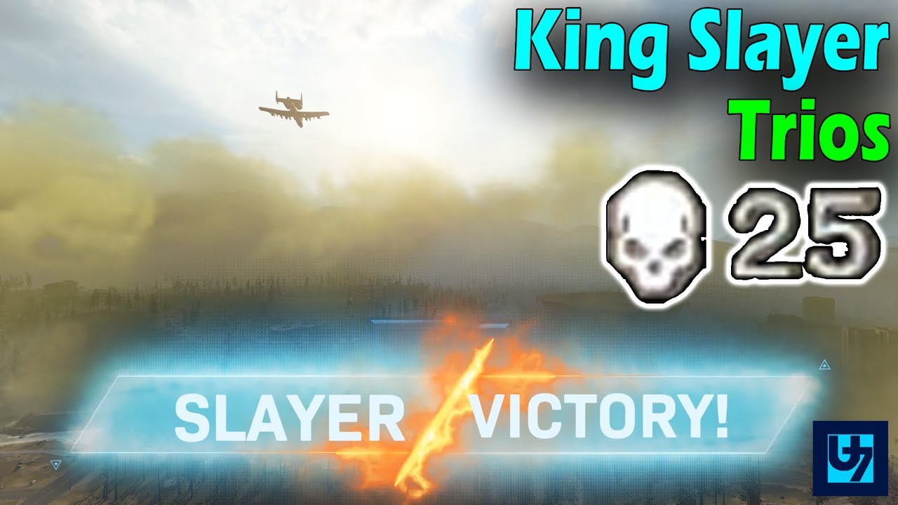 First King Slayer Trios Victory (25 Solo Kills)