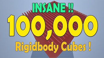 100,000 rigidbodies - Can Unity handle it ??