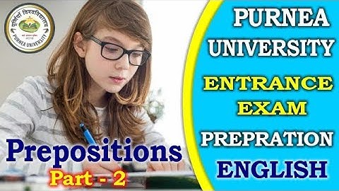 purnea university entrance exam Prepration | purnea university suggested questions |