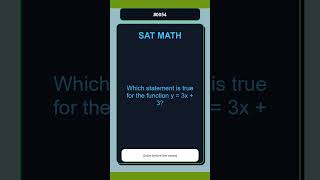 SAT Math Questions Practice #0054 | Functions | Medium