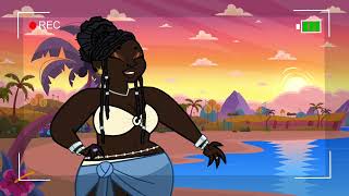 Beach Babe Dunia Greeting Disventure Camp