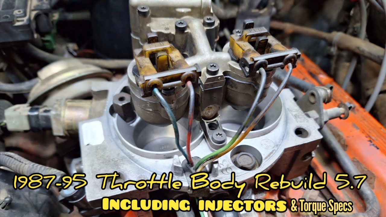 1992 (87-95) Chevy 350 Throttle Body Rebuild 5.7 TBI ~ GMC Sierra, OBS Silverado