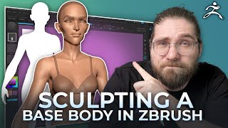 Creating a Stylized BASE BODY in ZBRUSH! by hart 5,253 views 1 year ago 32 minutes