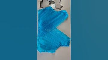 Beautiful frock yoke portion cutting and stitching easy method #appleblossom #frockstiching #sewing