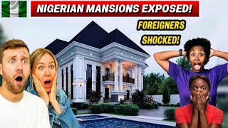 FOREIGNERS SHOCKED at Nigerian Mansions!🤯🇳🇬 Luxury Homes in Lagos \& Abuja| Culture Shock