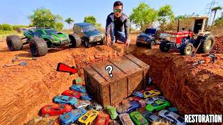 RC Secret Underground Digging to Find Dragon Boat Cars – Chatpat toy tv