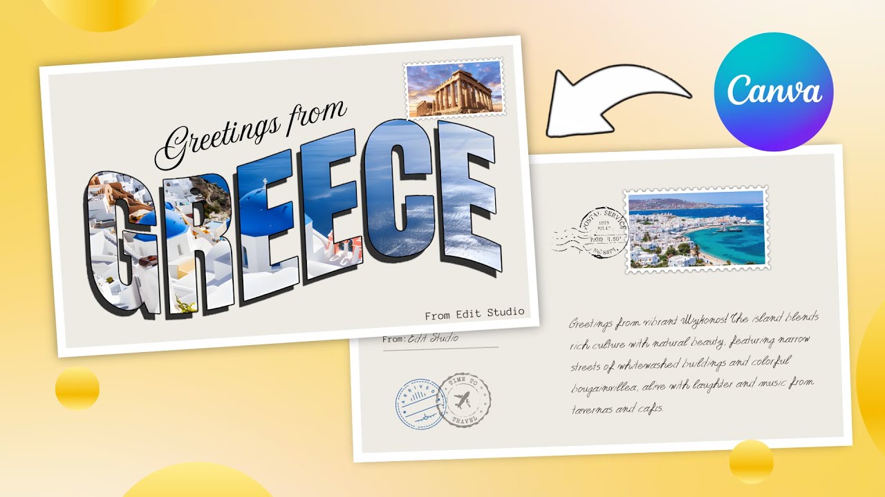 Как создать ПОТРЯСАЮЩИЕ презентации открыток в Canva (быстрый и простой урок!)