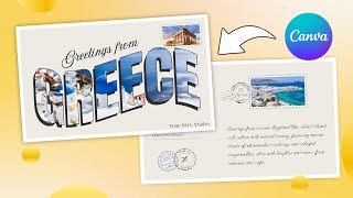 How to Create STUNNING Postcard Presentations in Canva (Fast \u0026 Easy Tutorial!)