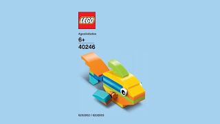 LEGO 40246 Instructions | Monthly Mini Model Build | Tropical Fish | August 2017 | Promotional