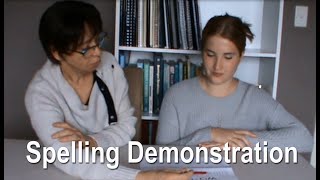 Spelling Demonstration