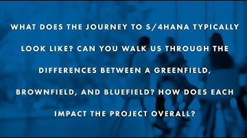 SAP S/4HANA Migration Q&A: The Journey