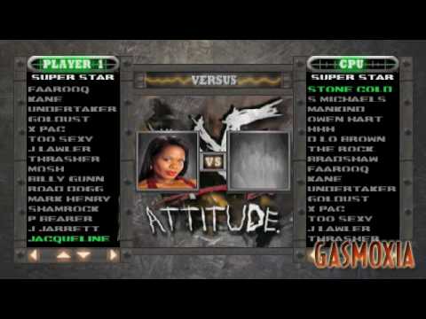 WWF Attitude - All Characters