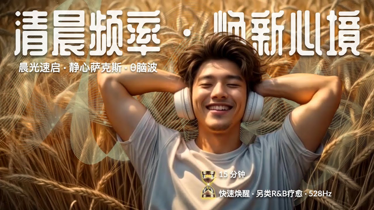 清晨频率・焕新心境 另类randb 15分钟：快速调频，唤醒大脑 Youtube 
