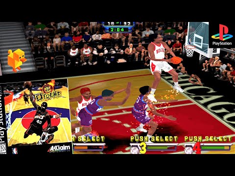 NBA Jam Extreme (1996) Sony PlayStation (PSX) Gameplay in HD (DuckStation)