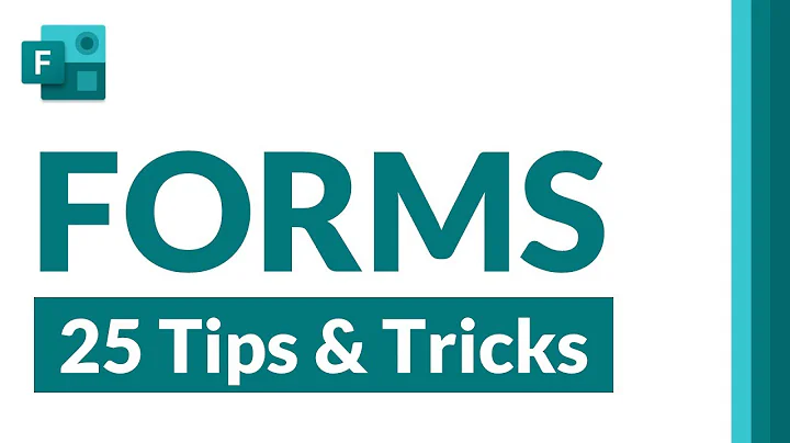 Top 25 Microsoft Forms tips and tricks for 2021 // New features, hidden gems & Office integration