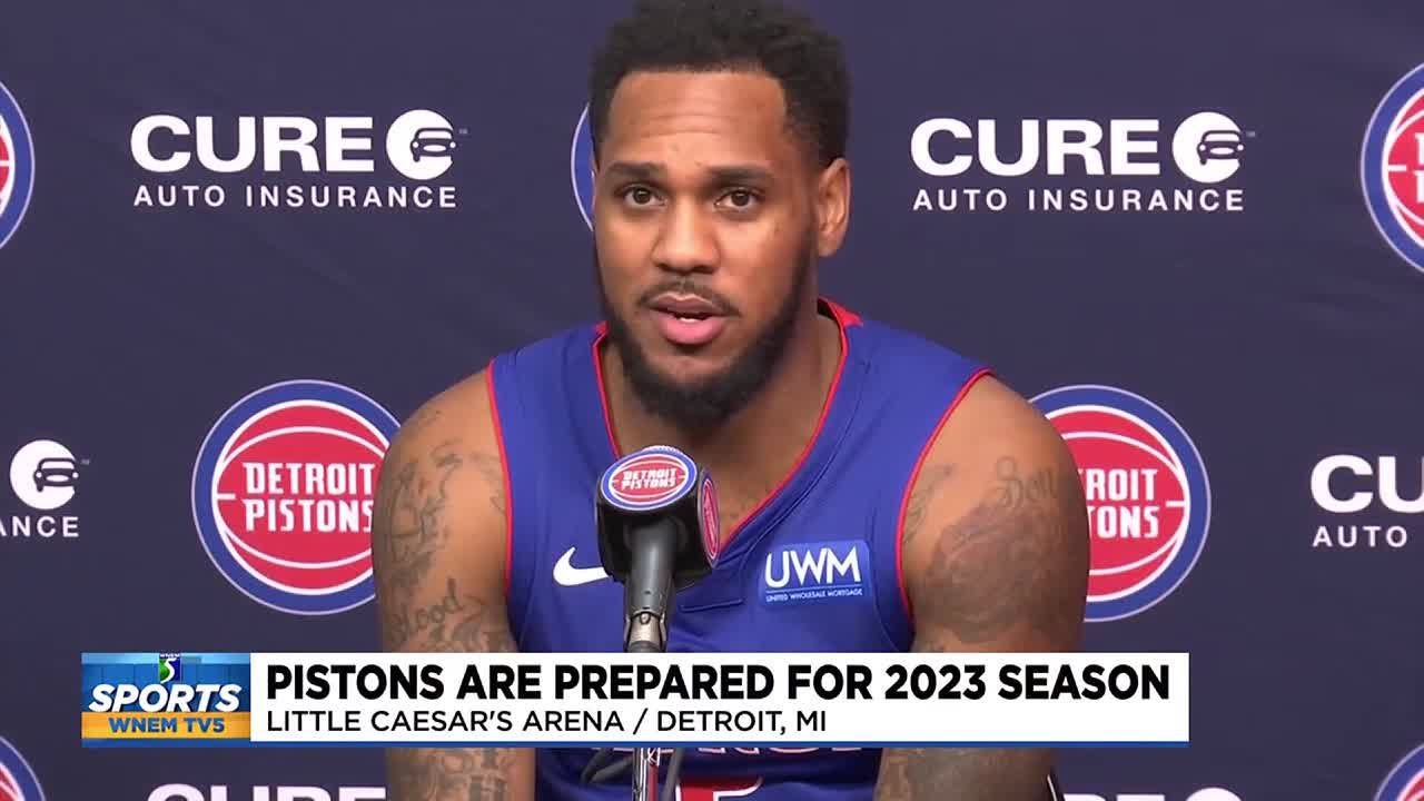 Detroit Pistons hold their Media Day before the start of the 2023-24 season
