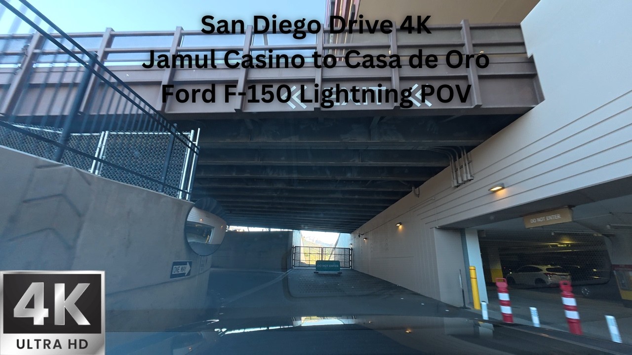 San Diego Drive 4K | Jamul Casino to Casa de Oro | Ford F-150 Lightning POV