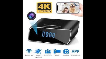 HD WiFi Clock Camera 📷  Kamera Installation Video