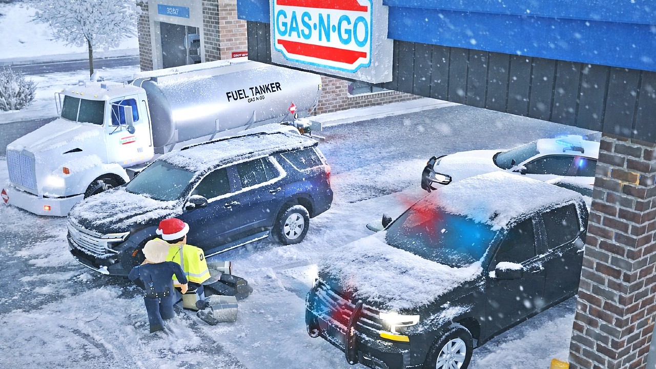 SNOWY UNDERCOVER POLICE SHIFT! | ER:LC (Roblox)