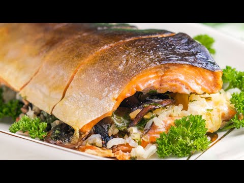 Video: Salmón Rosado Relleno