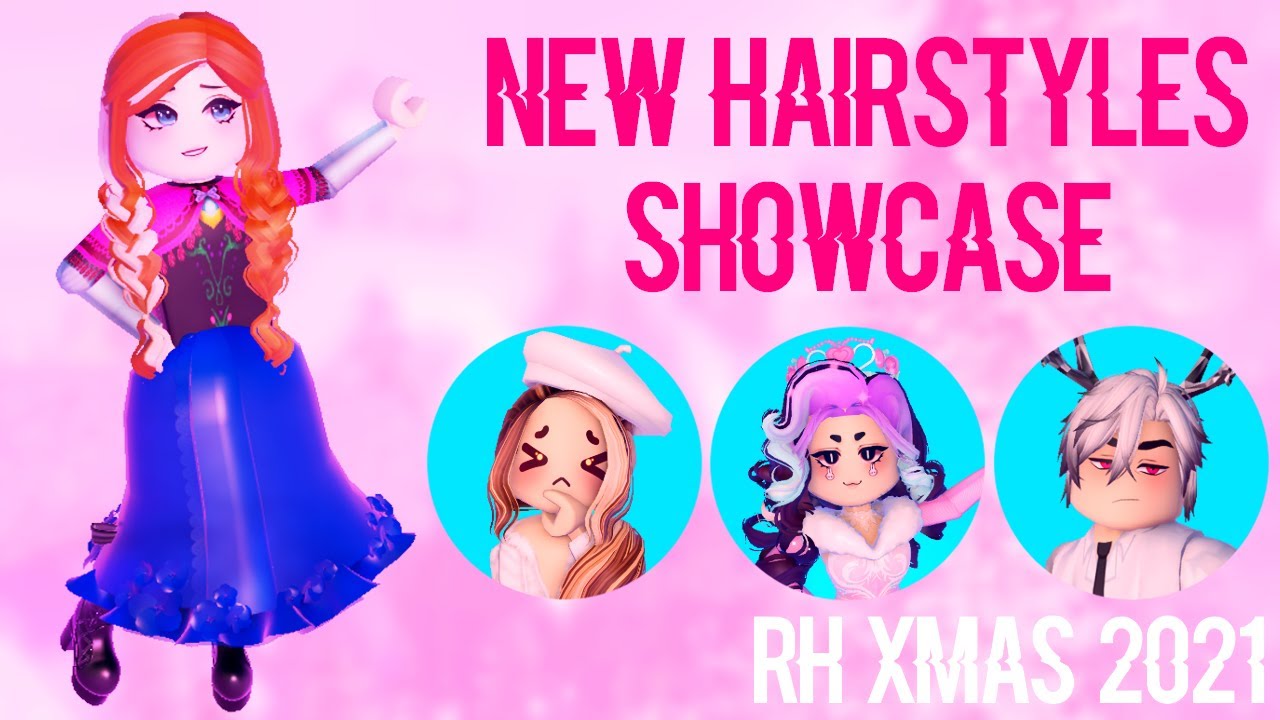 Roblox Royale High - New Winter Hairstyles Showcase Christmas Update ...