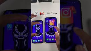 iPhone X VS iPhone 15 Pro MAX Speed Test