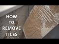 How to remove tiles in ONE PIECE fast! The easy way to remove tiles. Simple tile removal.
