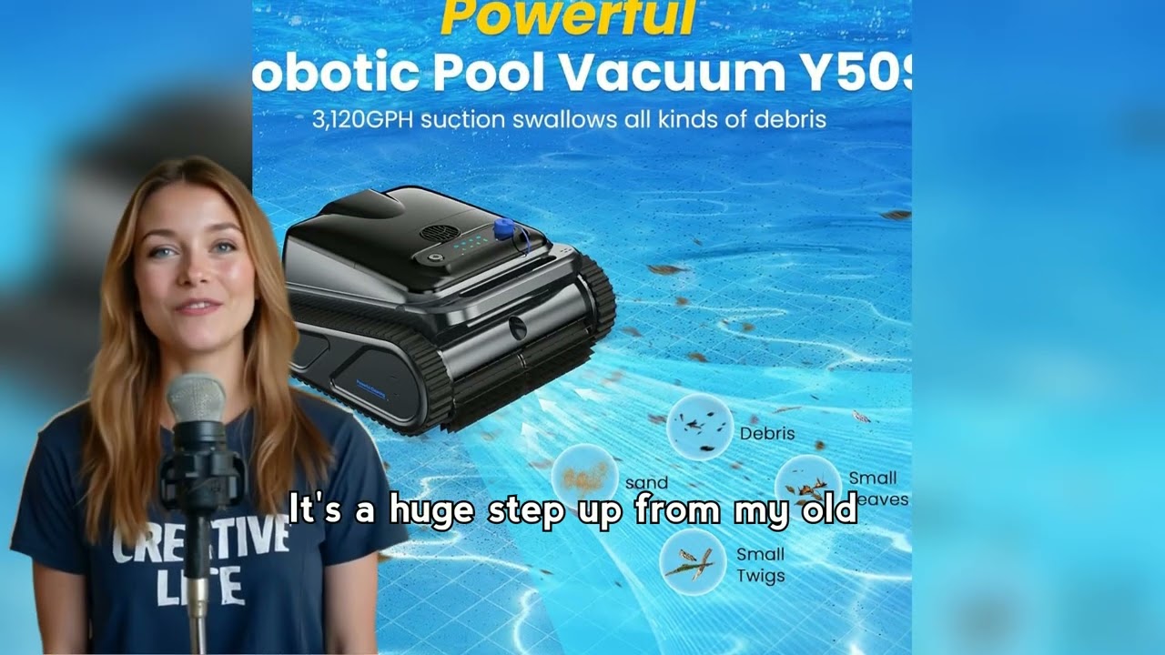 OUCAXIA Y50S Robotic Pool Cleaner Review: Best cordless pool vacuum for inground pools
