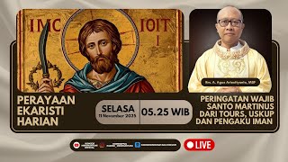 Perayaan Ekaristi Harian - Selasa, 11 November 2025 - 05.25 Wib Paroki Minomartani Yogyakarta