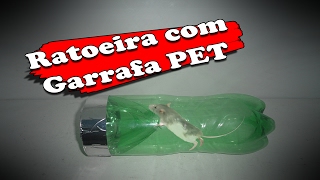 Como Fazer Ratoeira Caseira com garrafa PET . (How to Make: Mousetrap - DIY )