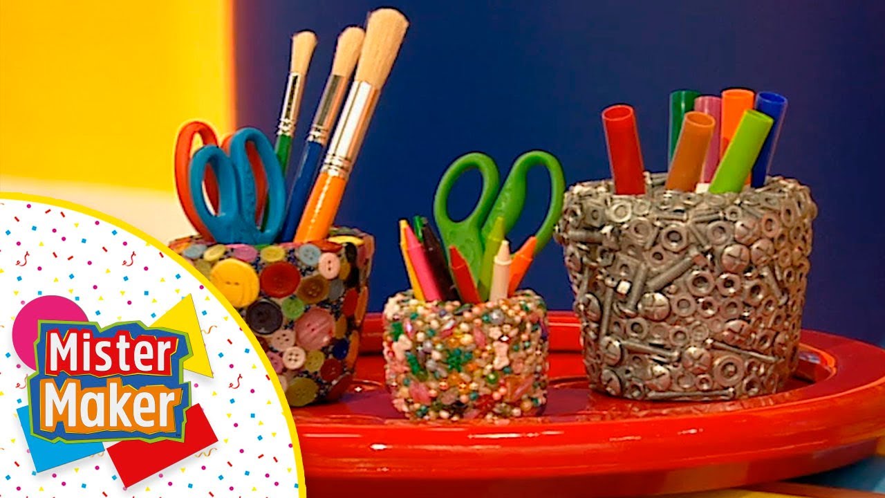 Pote de LÁPIS e design de CORES 🖍 | MISTER MAKER em PORTUGUÊS