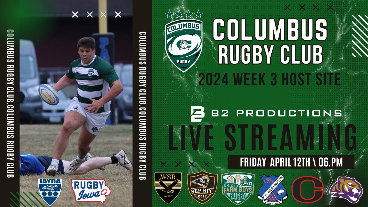 2024 Columbus Rugby Club Week 3 Host Site Live Stream - YouTube