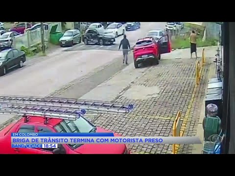 MOTORISTA LIBERADO APÓS BRIGA E ACIDENTE EM COLOMBO PR